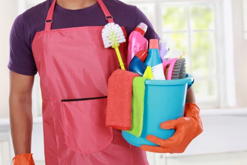 Sanitized bathroom ready for Airbnb guest check-in