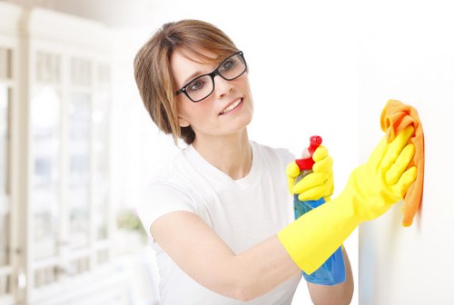 Vacuuming a mattress to remove dust and allergens