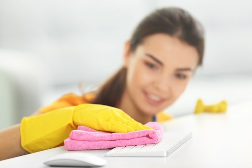 Clean and hygienic office environment supporting workplace wellness