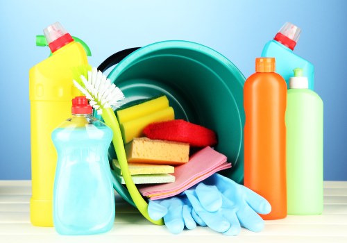 Professional deep cleaning service in a commercial space